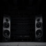 Professional speakers for a commercial business sound system