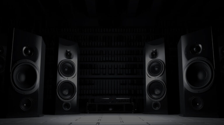Professional speakers for a commercial business sound system