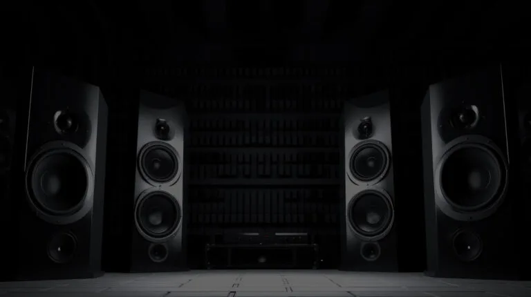 Professional speakers for a commercial business sound system