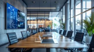 Digital Signage in an office