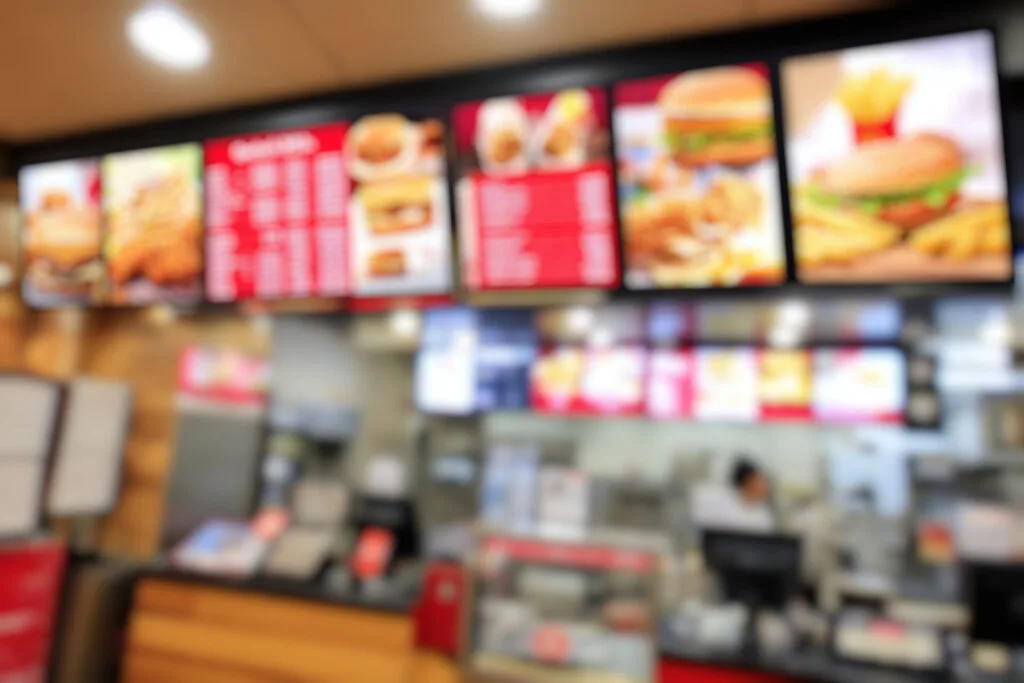 Colour theory guide for digital menu board design