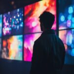 LED and videos walls drawing in a customers attention